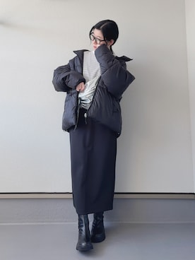 「アイテム（ボディバッグ/ウエストポーチ）」を使った、haruさん（レディース・162cm）の秋コーディネート