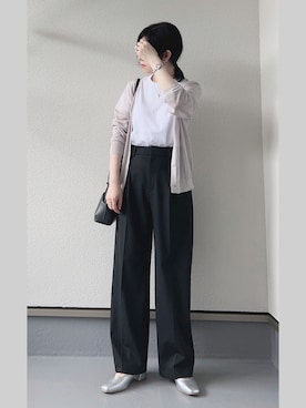 「みんなの白Tフェス」｜「アイテム（パンプス）」を使った、haruさん（レディース・162cm）の夏コーディネート