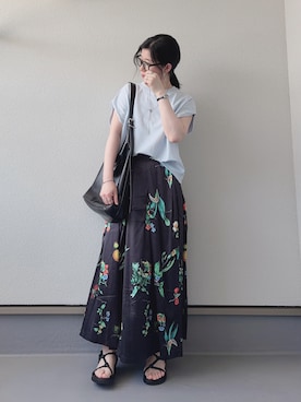 「GU（ジーユー）のアイテム」を使った、haruさん（レディース・162cm）の春コーディネート