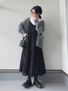 haruさん（レディース・162cm）の冬コーディネート