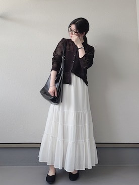 「ikka（イッカ）のアイテム」を使った、haruさん（レディース・162cm）の春コーディネート