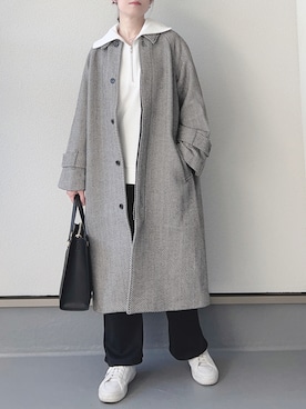 「Honeys（ハニーズ）のアイテム（スウェット）」を使った、haruさん（レディース・162cm）の冬コーディネート