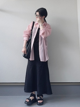 「アイテム（その他）」を使った、haruさん（レディース・162cm）の夏コーディネート