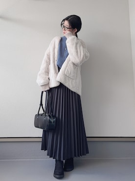 「ikka（イッカ）のアイテム」を使った、haruさん（レディース・162cm）の冬コーディネート