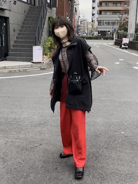 「JEANASIS（ジーナシス）のアイテム（ミリタリージャケット）」を使った、あーやんさん（レディース・160cm）の春コーディネート