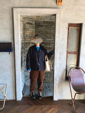 「BEAMS BOY（ビームスボーイ）のアイテム（ブルゾン）」を使った、ｔａｅｔａｅさん（レディース・152cm）の冬コーディネート