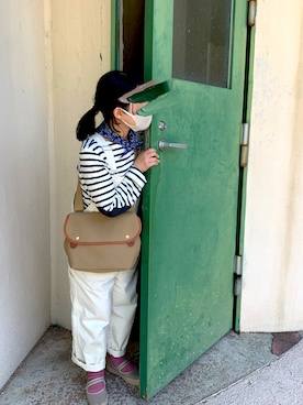 「PAR ICI（パーリッシィ）のアイテム（サロペット/オーバーオール）」を使った、ｔａｅｔａｅさん（レディース・152cm）の夏コーディネート