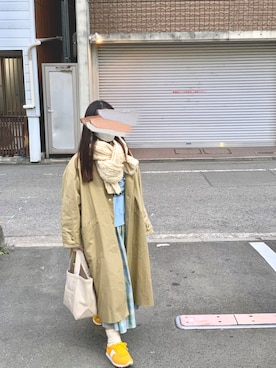 「orcival」｜「アイテム（ステンカラーコート）」を使った、ｔａｅｔａｅさん（レディース・152cm）の冬コーディネート