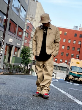 「アイテム（ブルゾン）」を使った、MELO×YHさん（メンズ・181cm・20代）の秋コーディネート