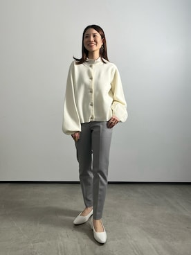 「小柄女子」｜AKOさん（レディース・150cm・30代）の冬コーディネート