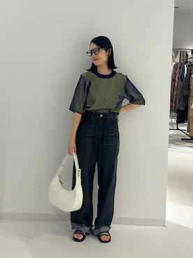 「アイテム（トップス）」を使った、AKOさん（レディース・149cm・30代）の夏コーディネート