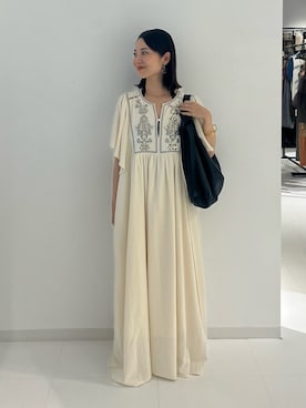 「アイテム（ワンピース/ドレス）」を使った、AKOさん（レディース・150cm・30代）の夏コーディネート