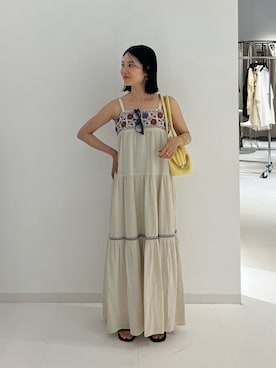 「アイテム（ワンピース/ドレス）」を使った、AKOさん（レディース・150cm・30代）の夏コーディネート