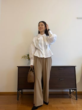 「小柄女子」｜AKOさん（レディース・150cm・30代）の冬コーディネート