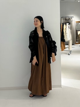 「アイテム（ワンピース）」を使った、AKOさん（レディース・150cm・30代）の夏コーディネート
