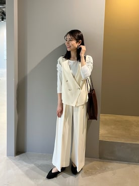 「小柄女子」｜AKOさん（レディース・150cm・30代）の春コーディネート