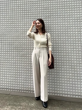 「小柄女子」｜AKOさん（レディース・150cm・30代）の秋コーディネート
