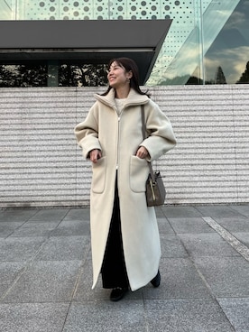 「小柄女子」｜AKOさん（レディース・150cm・30代）の冬コーディネート