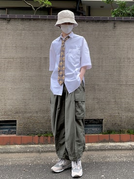 「アイテム（フォーマルスーツ/小物）」を使った、Utoさん（メンズ・169cm・20代）の夏コーディネート