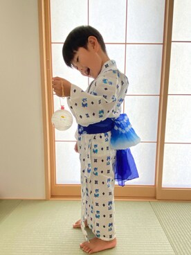 「お祭り」｜「アイテム（その他）」を使った、1KK1-013さん（キッズ・100cm）の夏コーディネート