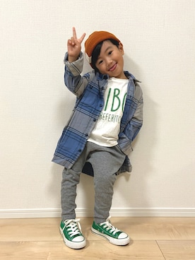 1KK1-013さん（キッズ・100cm）の秋コーディネート