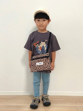 「DHOLIC kids（ディーホリックキッズ）のアイテム」を使った、1KK1-013さん（キッズ・100cm）の夏コーディネート