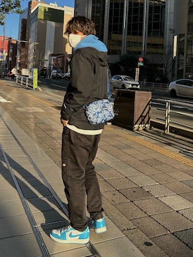 Supreme ショルダーバッグ ブルー系 Supreme シュプリーム 22AW Puffer Side Bag Blue Paisley