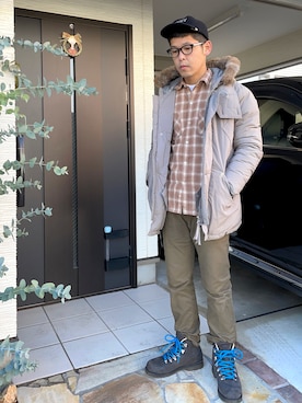 「nonnative（ノンネイティブ）のアイテム（ダウンジャケット/コート）」を使った、KHさん（メンズ・170cm）の冬コーディネート