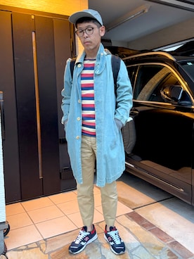 「MM6 Maison Margiela（ｴﾑｴﾑｼｯｸｽ ﾒｿﾞﾝ ﾏﾙｼﾞｪﾗ）のアイテム」を使った、KHさん（メンズ・170cm）の春コーディネート