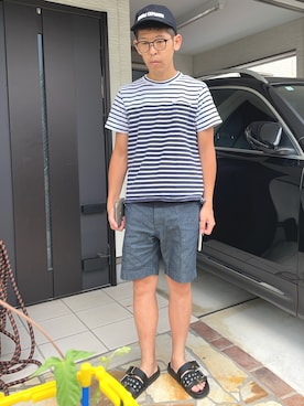 「sacai」｜KHさん（メンズ・170cm）の夏コーディネート