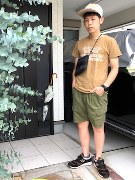 「SUUNTO」｜KHさん（メンズ・170cm）の夏コーディネート