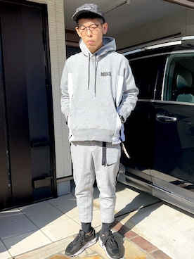 「Supreme （シュプリーム）のアイテム」を使った、KHさん（メンズ・170cm）の秋コーディネート