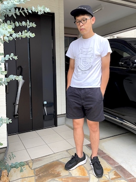 「VISVIM（ビズビム）のアイテム（パンツ）」を使った、KHさん（メンズ・170cm）の夏コーディネート