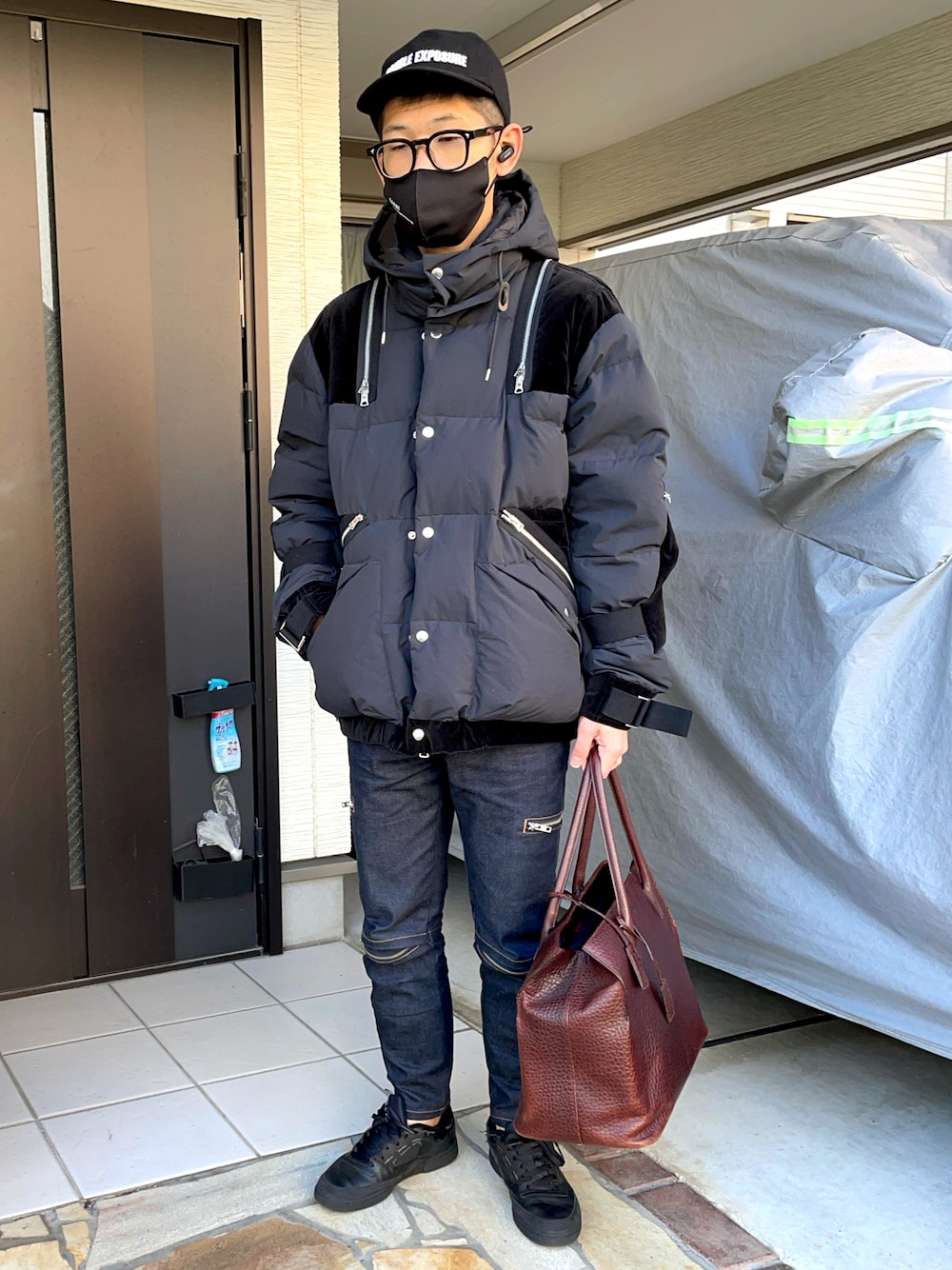 Sacaiのダウンジャケット/コート（ブラック系）を使ったメンズ人気