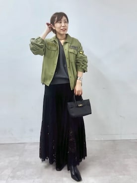 「RIVE DROITE（リヴドロワ）のアイテム」を使った、rd-yuko さん（レディース・155cm）の秋コーディネート