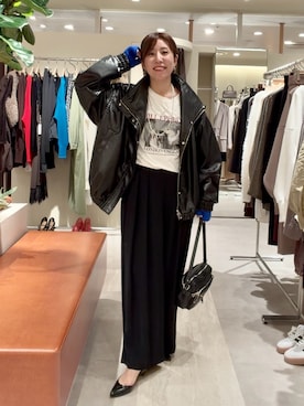 「アイテム（手袋）」を使った、rd-yuko さん（レディース・155cm）の秋コーディネート