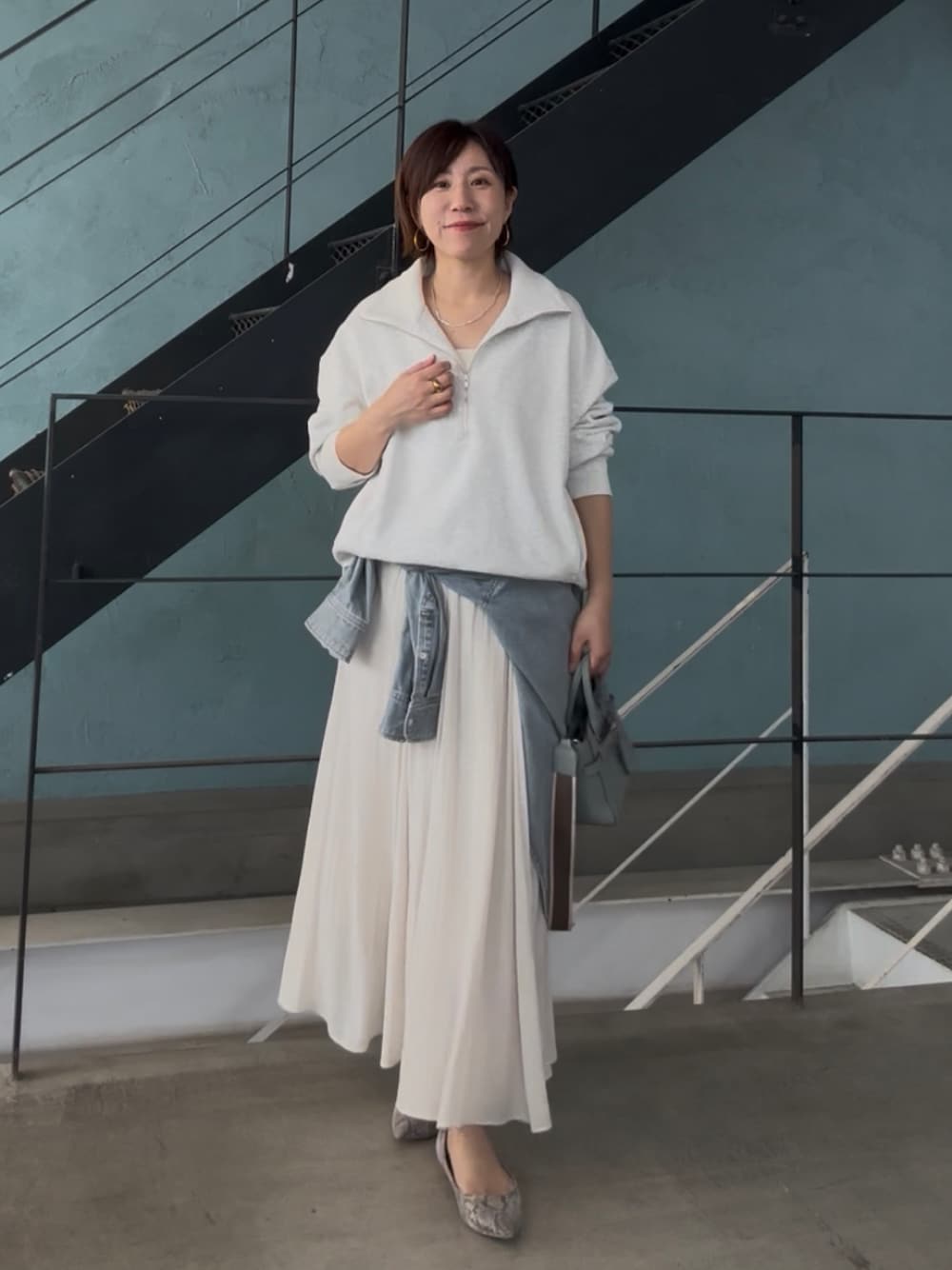 名品/リバイバル】【MONN.:.(モン)】Lightビッグデニムシャツを使った