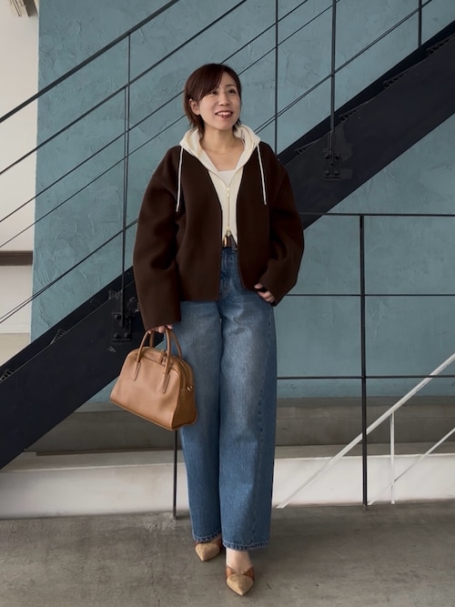 リヴドロワスポンジダンボールジップパーカー RIVE DROITE パーカー WEB限定/累計販売数9，000枚突破