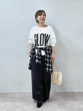 「RIVE DROITE（リヴドロワ）のアイテム」を使った、rd-yuko さん（レディース・155cm）の秋コーディネート