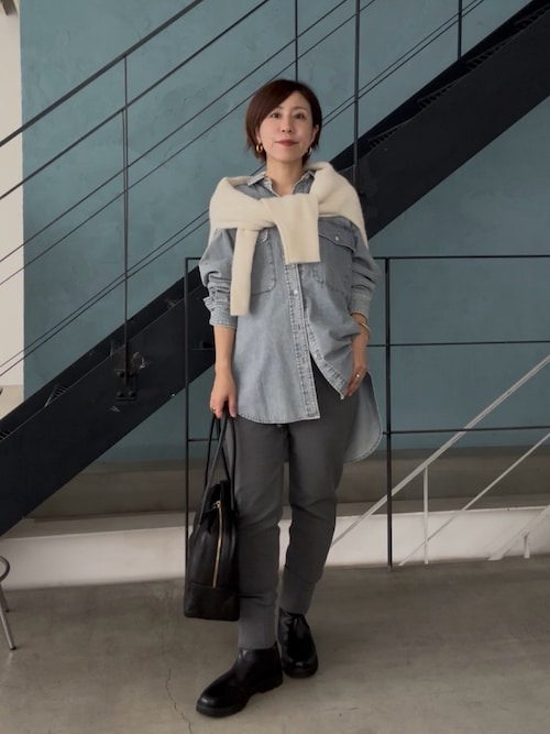 MONN.:./ビッグデニムシャツ（シャツ/ブラウス）｜RIVE DROITE