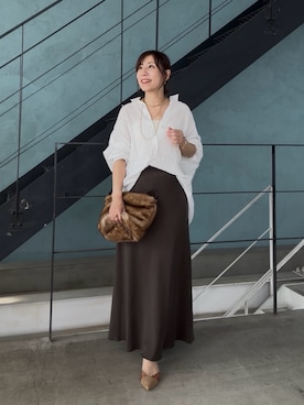 「アイテム（チョーカー）」を使った、rd-yuko さん（レディース・155cm）の夏コーディネート