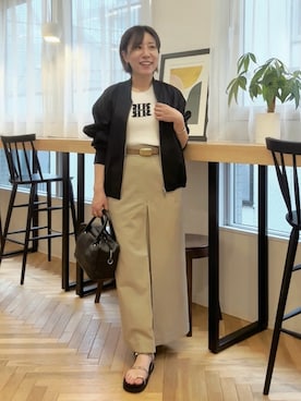 「RIVE DROITE（リヴドロワ）のアイテム」を使った、rd-yuko さん（レディース・155cm）の春コーディネート