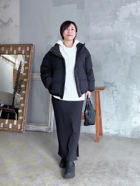 「RIVE DROITE（リヴドロワ）のアイテム」を使った、rd-yuko さん（レディース・155cm）の冬コーディネート