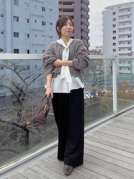 「RIVE DROITE（リヴドロワ）のアイテム」を使った、rd-yuko さん（レディース・155cm）の秋コーディネート