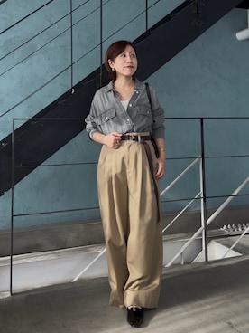 「RIVE DROITE（リヴドロワ）のアイテム（その他シューズ）」を使った、rd-yuko さん（レディース・155cm）の秋コーディネート