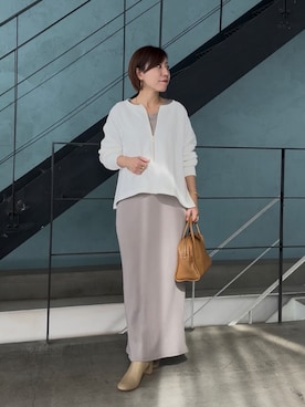 「アイテム（ワンピース/ドレス）」を使った、rd-yuko さん（レディース・155cm）の秋コーディネート