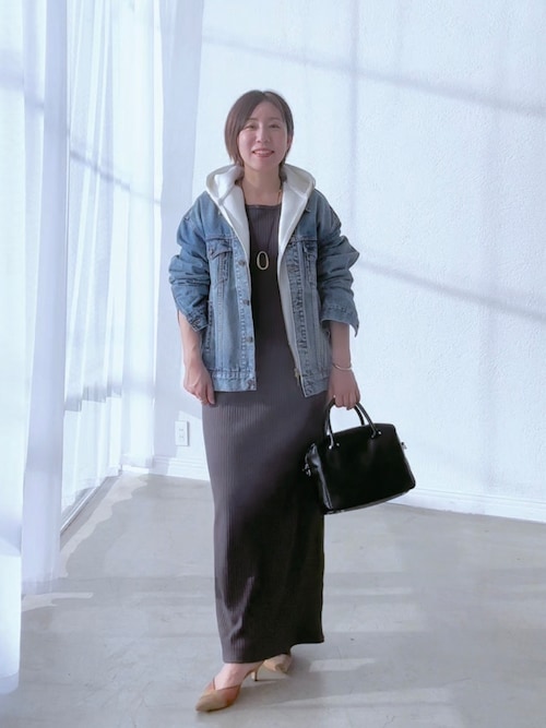 羽織るだけでサマになる！/MONN.:. デニムジャケット（デニム