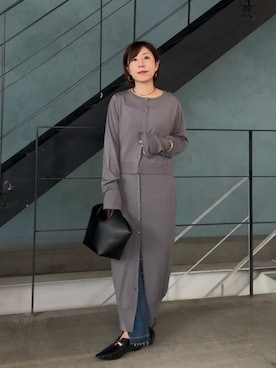 「アイテム（アクセサリー）」を使った、rd-yuko さん（レディース・155cm）の冬コーディネート