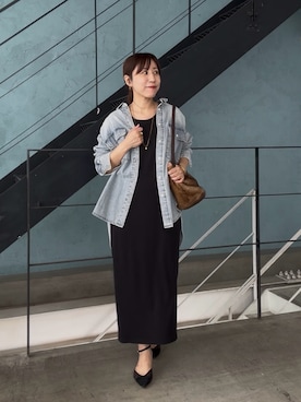 「アイテム（ワンピース）」を使った、rd-yuko さん（レディース・155cm）の夏コーディネート
