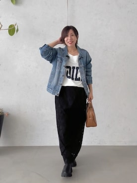 「RIVE DROITE（リヴドロワ）のアイテム」を使った、rd-yuko さん（レディース・155cm）の冬コーディネート